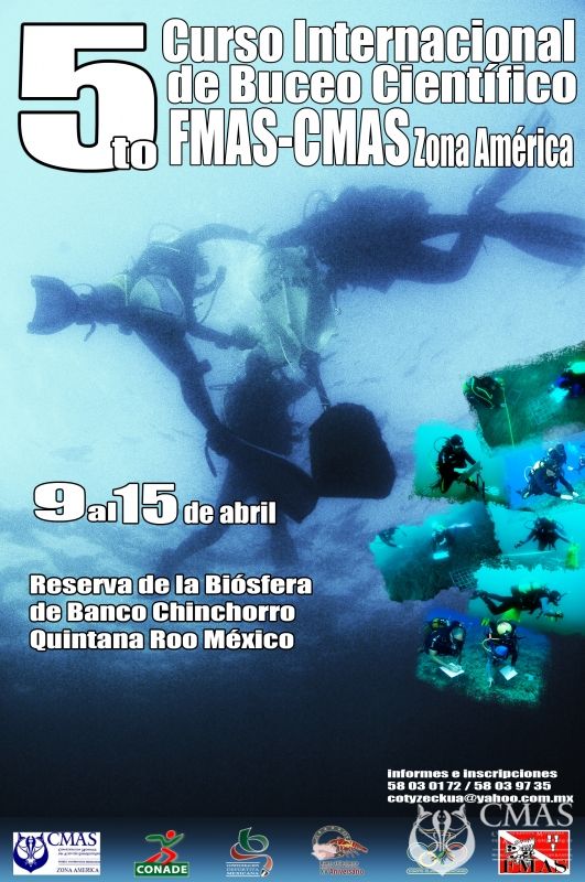 5to Curso Internacional de Buceo Científico CMAS América México 2012