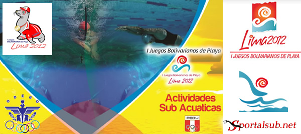 Actividades Subacuáticas presentes en I Juegos Bolivarianos de Playa Lima 2012