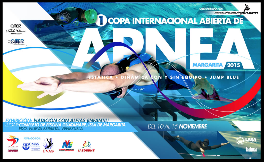 Suspendida 1ra Copa Internacional Abierta de Apnea Margarita 2015. Venezuela
