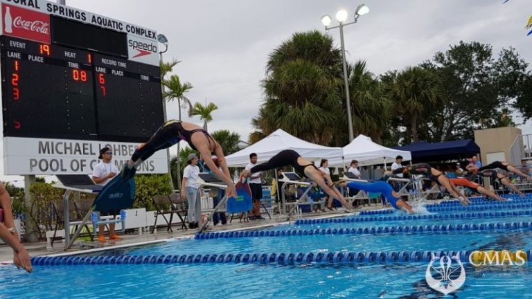 Resultados Finales – XIII Copa Mundo CMAS Natación Con Aletas 2018. 4ta Ronda – Coral Springs, USA