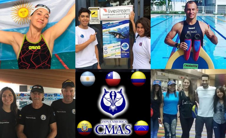 5 países de América presentes en Campeonato Mundial de Apnea En Piscina CMAS 2018 en Italia