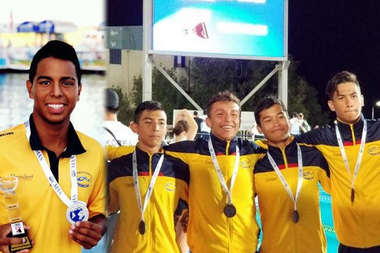 Colombia destaca con 5 medallas en el 16° Campeonato Mundial Juvenil CMAS de Natación con Aletas. Sharm El Sheik, Egipto 2019 en donde México y Estados Unidos también estuvieron presentes