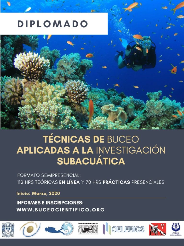 Diplomado: Técnicas de Buceo Aplicadas a la Investigación Subacuática, México 2020