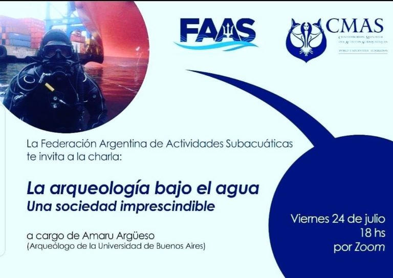 FAAS Argentina realiza charla de Arqueología Subacuática