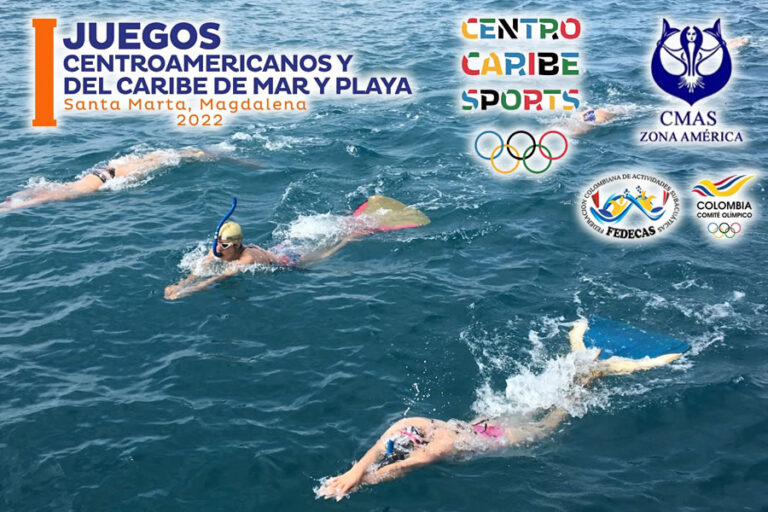 Actividades Subacuáticas excluidas de los I Juegos Centroamericanos y del Caribe de Mar y Playa 2022 en Santa Marta, Colombia