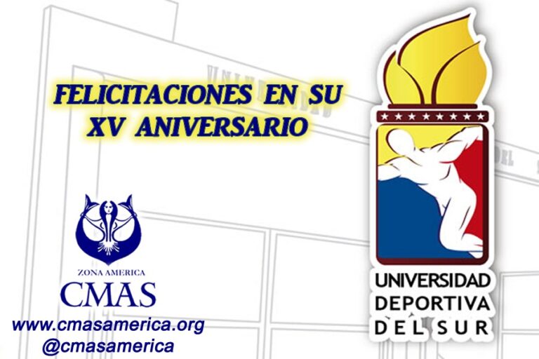 CMAS Zona América felicita a la Universidad Deportiva del Sur de Venezuela en su XV Aniversario