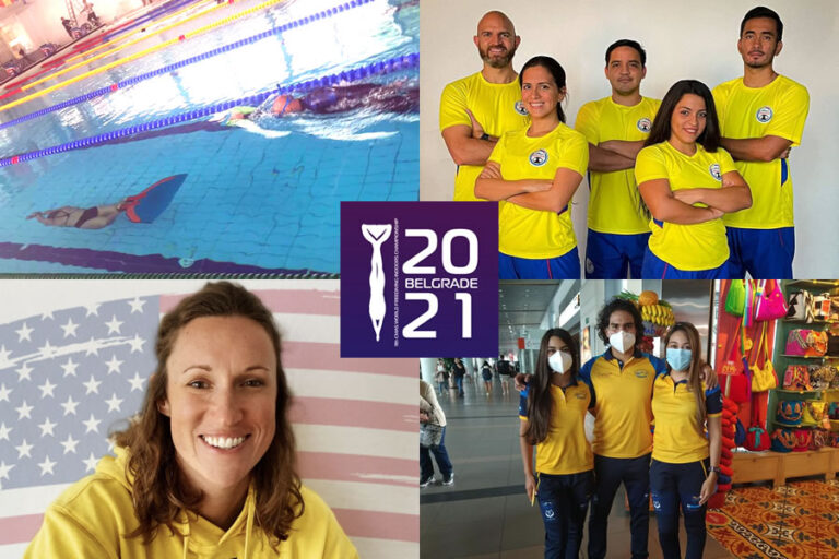 3 Países de América: Colombia, Ecuador y USA presentes en Mundial de Apnea en piscina 2021 en Serbia