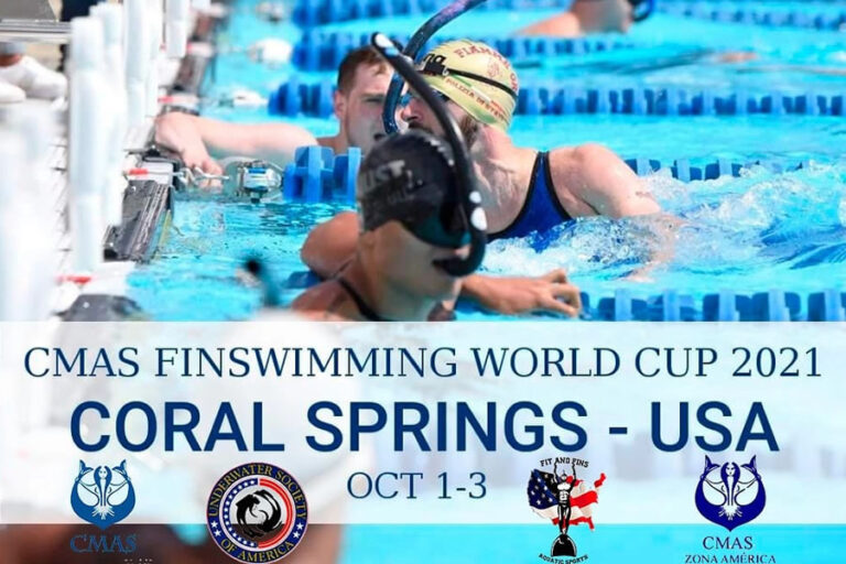 XV Copa Mundo CMAS Natación con Aletas 2021 – Coral Springs, USA – Resultados