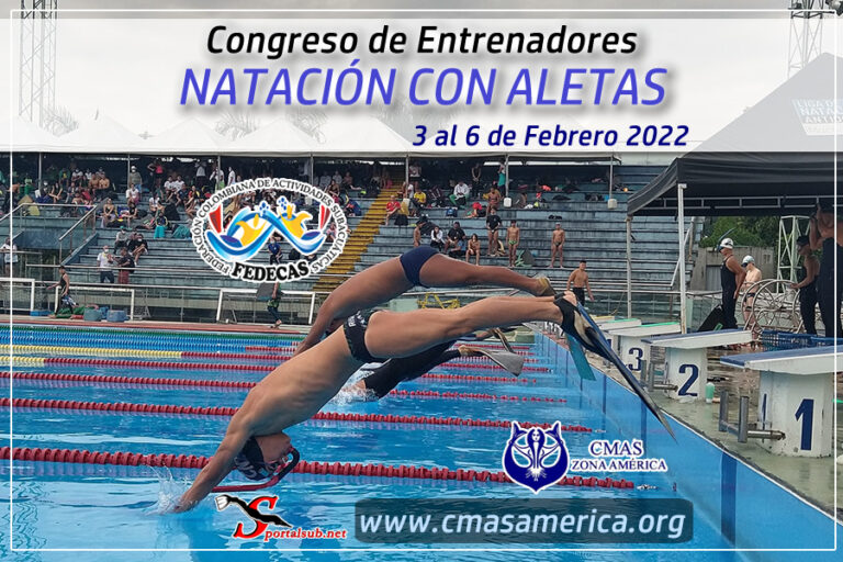 Congreso de Entrenadores de Natación con Aletas 2022 – FEDECAS / CMAS Zona América