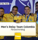 Selección Colombia de Natación con Aletas Masculina nominada al equipo del año de los Juegos Mundiales 2022