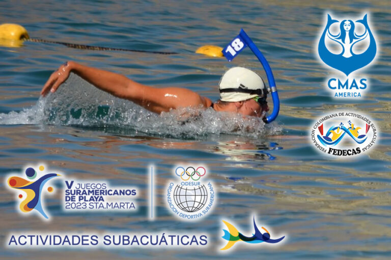 Actividades Subacuáticas en los V Juegos Suramericanos de Playa 2023 en Santa Marta, Colombia – Resultados