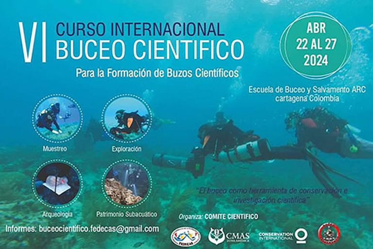 VI Curso Internacional de Buceo Científico 2024 – Cartagena, Colombia 🇨🇴