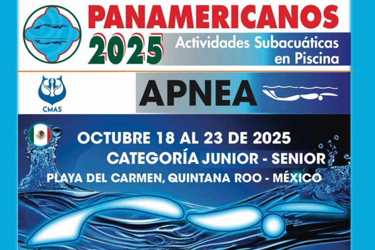 Campeonato Panamericano CMAS 2025 de Apnea en piscina – México 🇲🇽